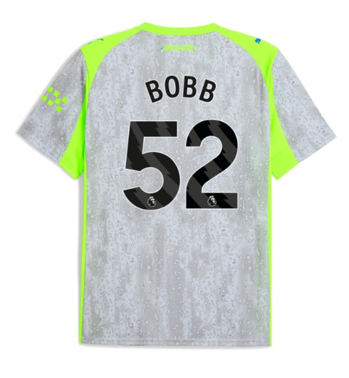 Manchester City Oscar Bobb #52 Tredjedrakt 2025-26 Korte ermer Manchester City Oscar Bobb #52 Tredjedrakt 2025-26 Korte ermer